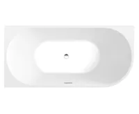 AQUALINE TIBERA L rohová stojící vana, 170x80cm, bílá (3)