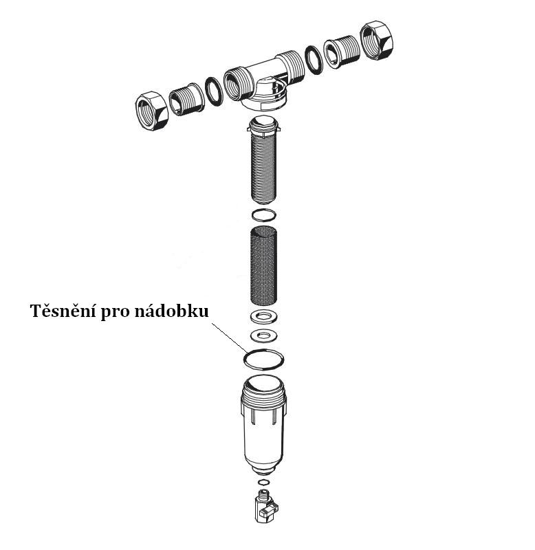 Honeywell náhradní těsnění pro nádobku ff06 1/2"