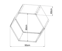 Přístřešek na dřevo plechový EOS GW-A 6ks antracit IWH-10230037 (3)