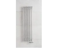 Koupelnový radiátor PMH Rosendal 266x950mm, Metalická stříbrná matná Koupelnový radiátor PMH Rosendal 266x950mm, Metalická stříbrná matná
