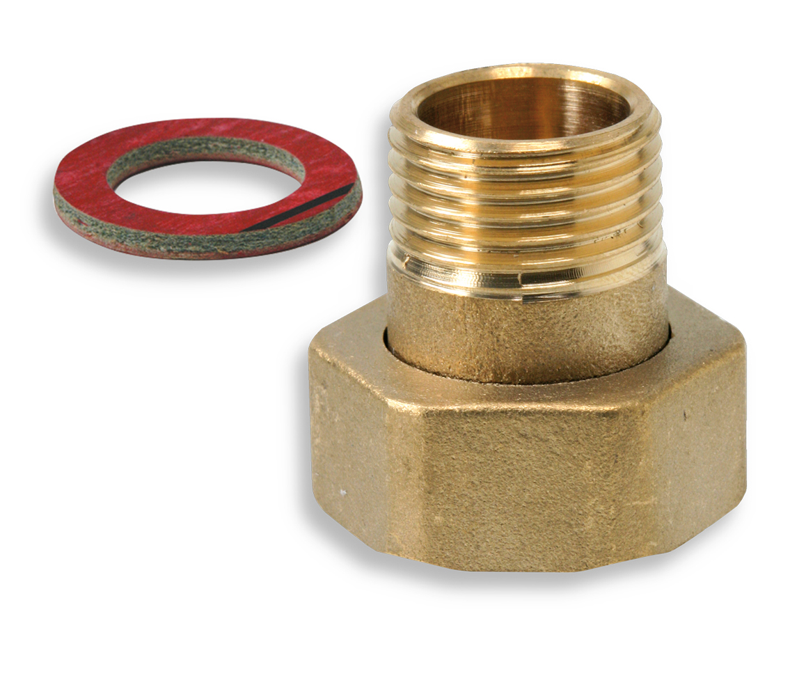 Novaservis převlečná matice, 1/2"x3/4" - ft213/15,  dřík a matka