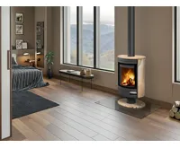 ROMOTOP Krbová kamna STROMBOLI N pískovec (2)