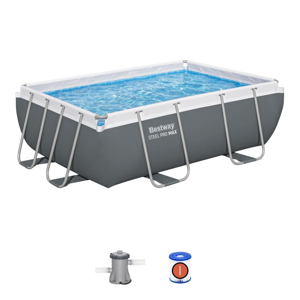 Bestway bazén power steel frame 2,82 x 1,96 x 0,84 m - 56629