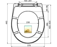 ALCAPLAST WC sedátko univerzální Softclose, Click systém, Duroplast A604 SHELL (1)