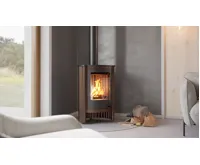 HS Flamingo Krbová kamna MASTERFLAMME ® Piccolo I, hnědá - sametová (17)