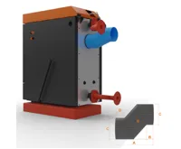 OPOP Redukce kouřovodu průměr 160, pro kotel H425 EKO U