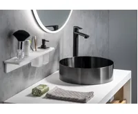 SAPHO PAX stojánková umyvadlová baterie vysoká, prodloužená hubice, černá mat (7)