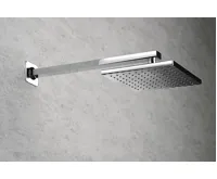 AQUALINE Sprchové ramínko hranaté nízké, 400mm, chrom (6)