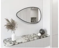 SAPHO STEN zrcadlo v rámu 80x51cm, černá mat (3)