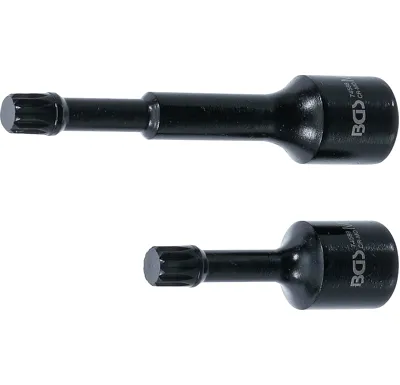 BGS Hlavice zástrčná tvrzená,sada 2 ks, 12, 5 mm (1/2"), vnitřní tisícihran (pro XZN) M12, pro