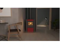 HS Flamingo Krbová kamna FLAMINGO ® AMOS červená (6)