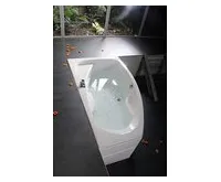 POLYSAN MAMBA R asymetrická vana 160x95x44cm, bílá (1)