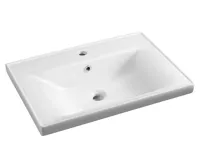 AQUALINE SAVA 70 keramické umyvadlo nábytkové 70x46cm, bílá AQUALINE SAVA 70 keramické umyvadlo nábytkové 70x46cm, bílá