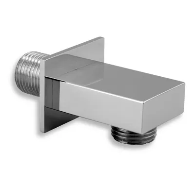 NOVASERVIS Stěnový vývod sprchy hranatý chrom - D/HRANA,0