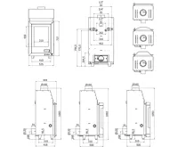HS Flamingo Krbová vložka AQUAFLAM ® PRIZMAT 12 s výměníkem a základní regulací (10)