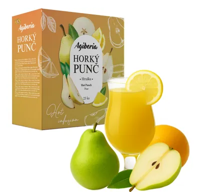 AG FOODS Group a.s. Agiberia Horký punč Hruška 25x20g