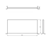 SAPHO WOODY deska 800x28x360mm, masiv přírodní dub (2)