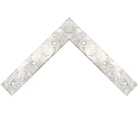 BGS Plech spojovací ve tvaru L, 150 x 150 x 25 x 2 mm, sada 2 dílů