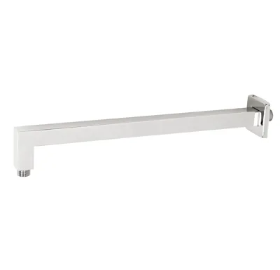 NOVASERVIS Rameno pevné sprchy hranaté ze stěny 400 mm chrom - RAM400,0