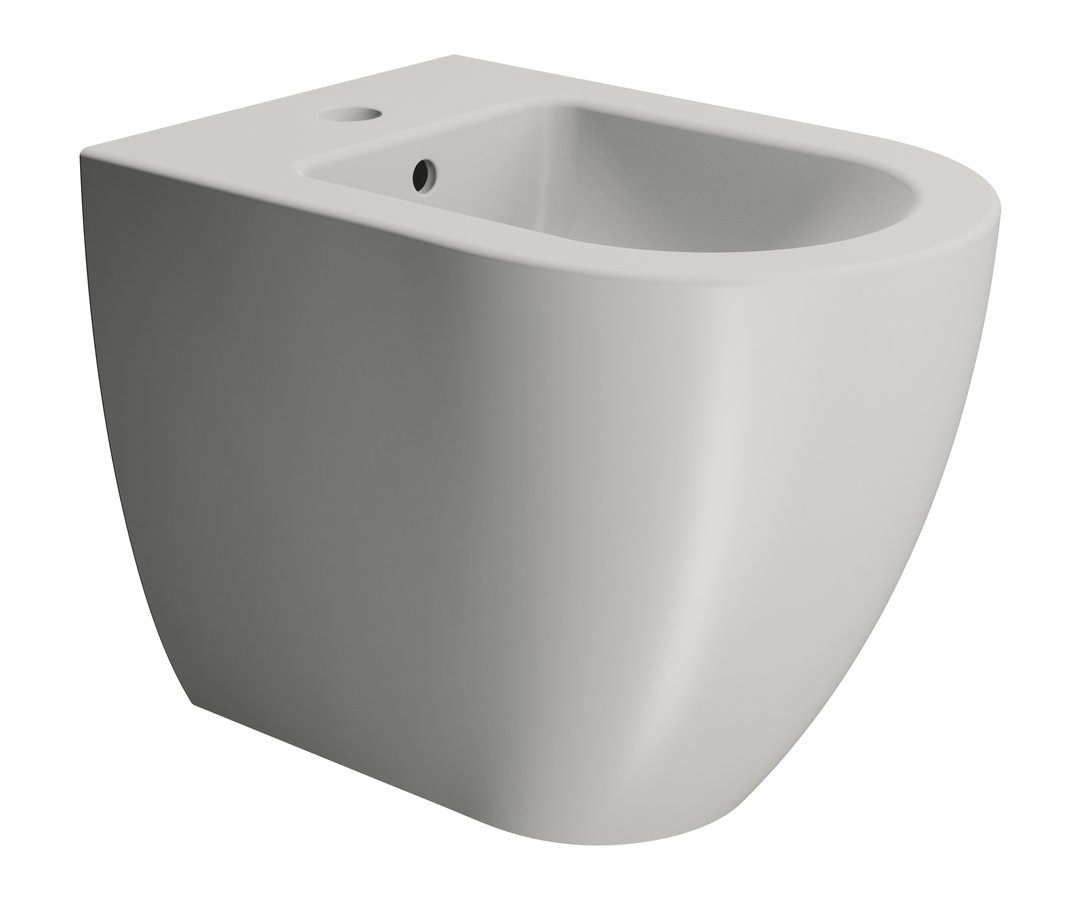 Gsi pura big bidet stojící 36x55cm, cenere mat