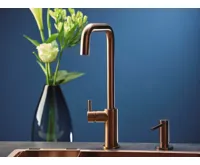 Nerezový dřez REGINOX SET MIAMI 500 COOPER + Baterie CRYSTAL + příslušenství, měď (5)