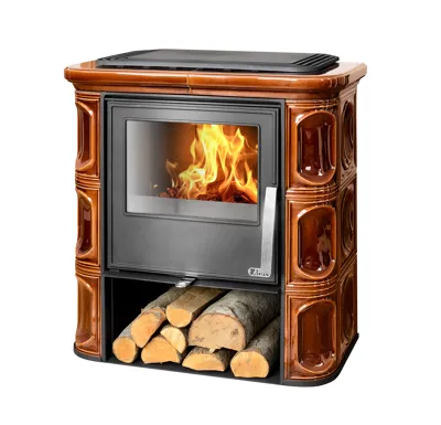 ABX Florencie Kachlová kamna hnědá | AKCE Zdravá láhev 0,7l