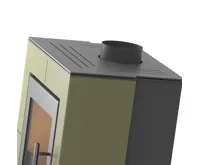 HS Flamingo Krbová kamna FLAMINGO ® EVENES olivová (8)