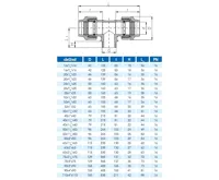PE T-kus přechodový  75x 2 1/2" závit venkovní - pro vodu (1)