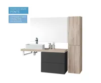 Umyvadlo na desku i zavěšení s přepadem, 500x420x120 mm, keramické (4)