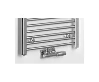 AQUALINE ALYA otopné těleso rovné 400x1600mm, středové připojení, chrom (1)