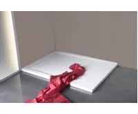 POLYSAN VARESA sprchová vanička z litého mramoru se záklopem, obdélník 120x80cm, bílá (3)