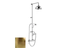 SAPHO VIENNA sprchový sloup s pákovou baterií, mýdlenka, 1267mm, bronz