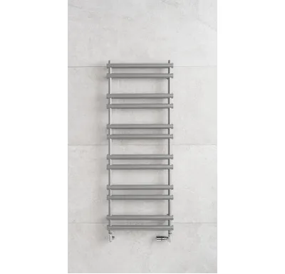 Koupelnový radiátor PMH Ulysses 700x838mm, Metalická stříbrná matná