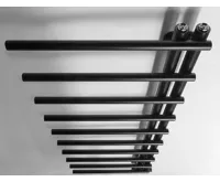 SAPHO JUSTINA otopné těleso 500x1246 mm, černá mat (6)