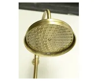 SAPHO VANITY sprchový sloup k napojení na baterii, hlavová, ruční sprcha, bronz (1)