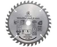 BGS Kotouč pilový ze slinutého karbidu, O 160 x 20 x 2,4 mm, 36 zubů