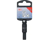 BGS Silová nástrčná hlavice, šestihranná, prodloužená,  6,3 mm (1/4"),  6 mm (3)