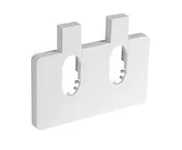 AQUALINE Q-START krycí rozeta pro středové připojení, bílá (1)