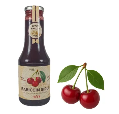 Nature NoTea s.r.o. Babiččin sirup - Višeň 0.5l