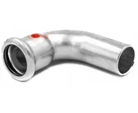 C-STEEL lisovací koleno MxF 90° - 42 vnitřní - vnější, uhlíková ocel