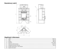 ABX Regina rohová s nástavbou - Kachlová kamna ahorn | AKCE Zdravá láhev 0,7l (1)