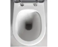 SAPHO MEDIC WC kombi, zvýšený sedák, Rimless, 37x80 cm, spodní/zadní odpad, bílá (2)