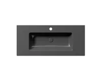 GSI PURA keramické umyvadlo Slim 102x46cm, černá mat (3)