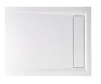 POLYSAN VARESA sprchová vanička z litého mramoru se záklopem, obdélník 110x90cm, bílá (4)