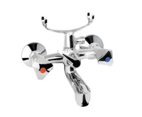 Vanová nástěnná baterie, Kasia, 150 mm, bez příslušenství, chrom Vanová nástěnná baterie, Kasia, 150 mm, bez příslušenství, chrom