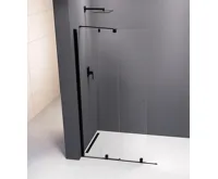 POLYSAN ROLLS BLACK sprchové dveře do prostoru 1200 mm, výška 2000 mm, čiré sklo (5)