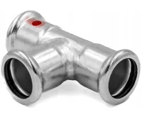 C-STEEL lisovací T-kus  22 - uhlíková ocel