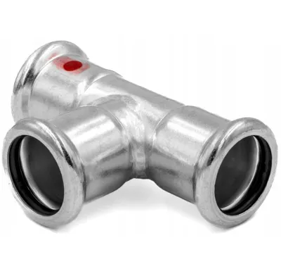 C-STEEL lisovací T-kus  22 - uhlíková ocel