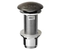 SAPHO BLOK umyvadlová výpust 5/4“, click-clack, zátka matný tmavý kámen (3)