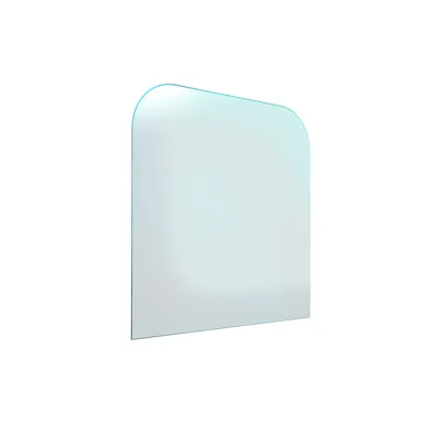 HS Flamingo Sklo pod kamna - Oblouk 1000x1000 mm / 2xR200 / 6 mm